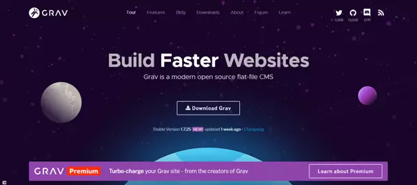 Official website of Grav Official website of Grav