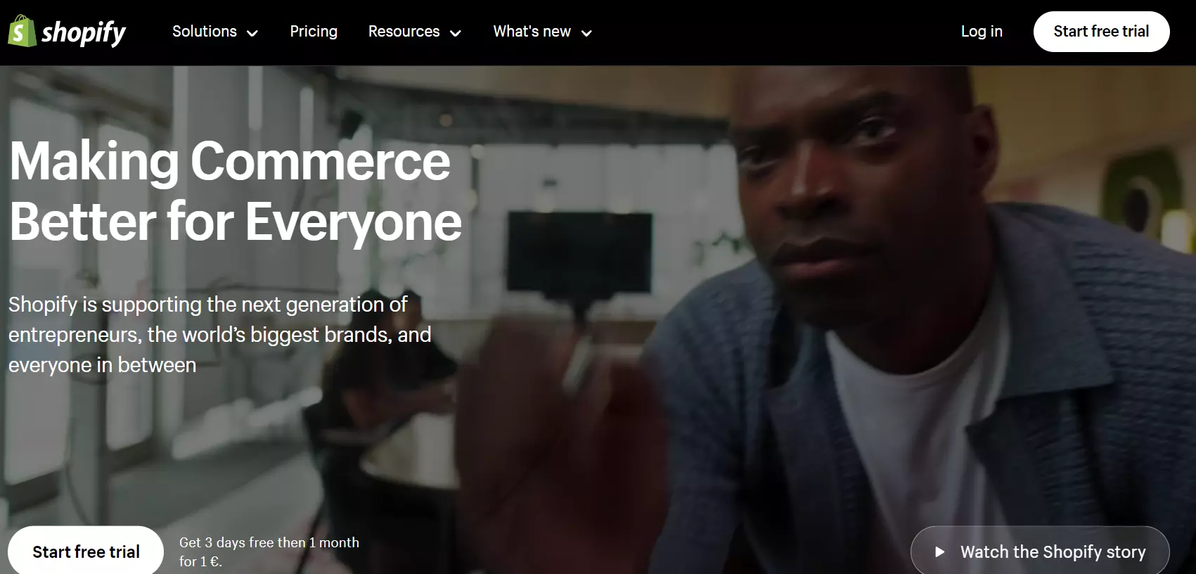 Shopify website Shopify website